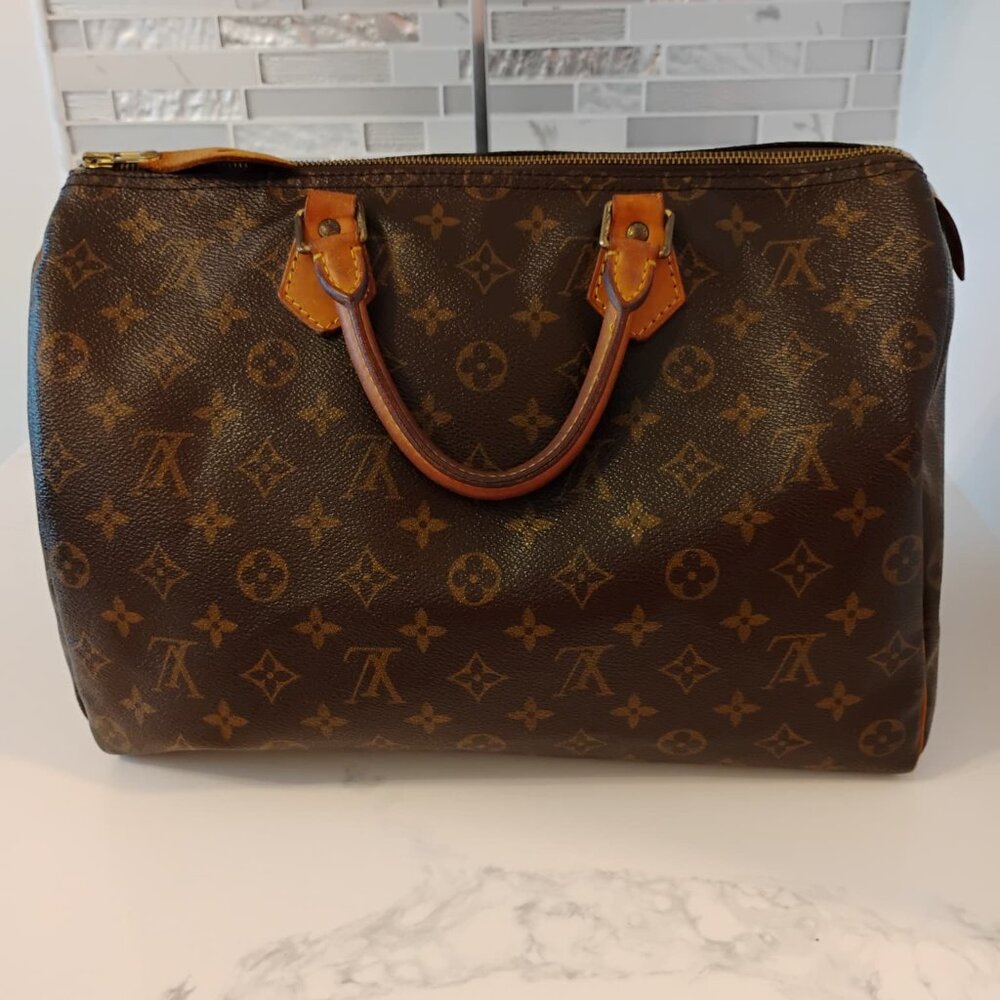 Louis Vuitton Speedy 35 Monogram - Authentic & Vintage